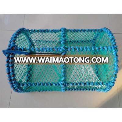 durable Lobster Trap LT-03 with green mesh and plastic coating frame