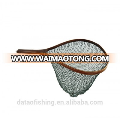 super small wooden fishing landing net