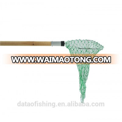 Wooden Frame Nylon Net Fishing Landing Net